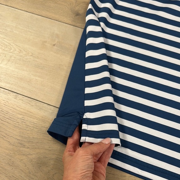 Vineyard Vines Men's Striped Performance Polo Shirt - Pink and Blue - Picture 2 of 9